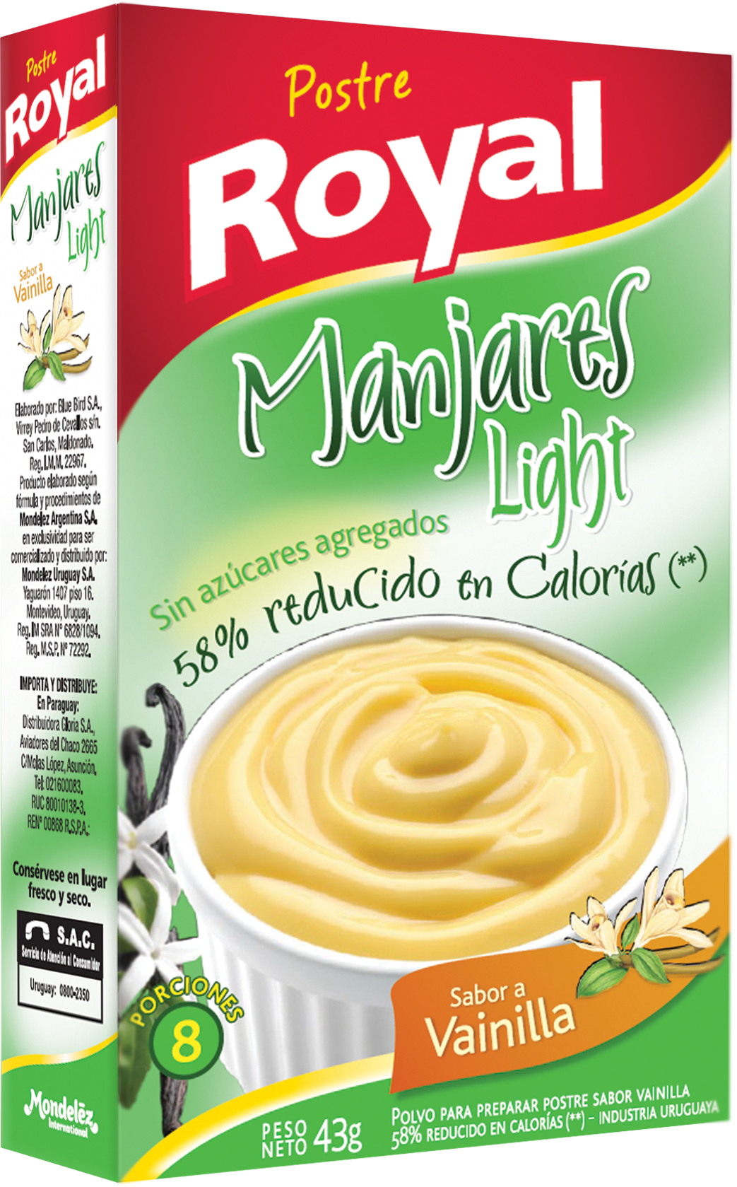 Postre Light Vainilla - Nerilan Uruguay